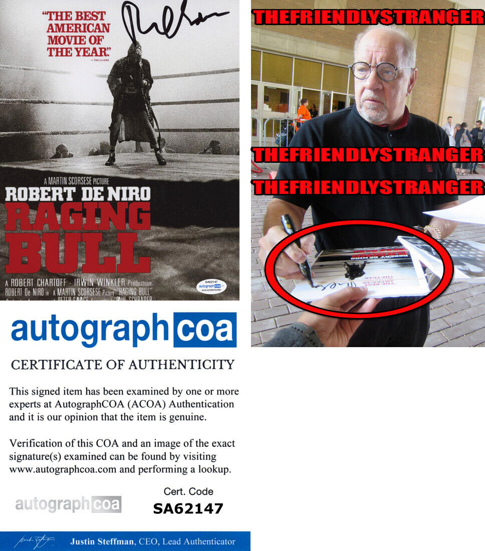 PAUL SCHRADER signed RAGING BULL