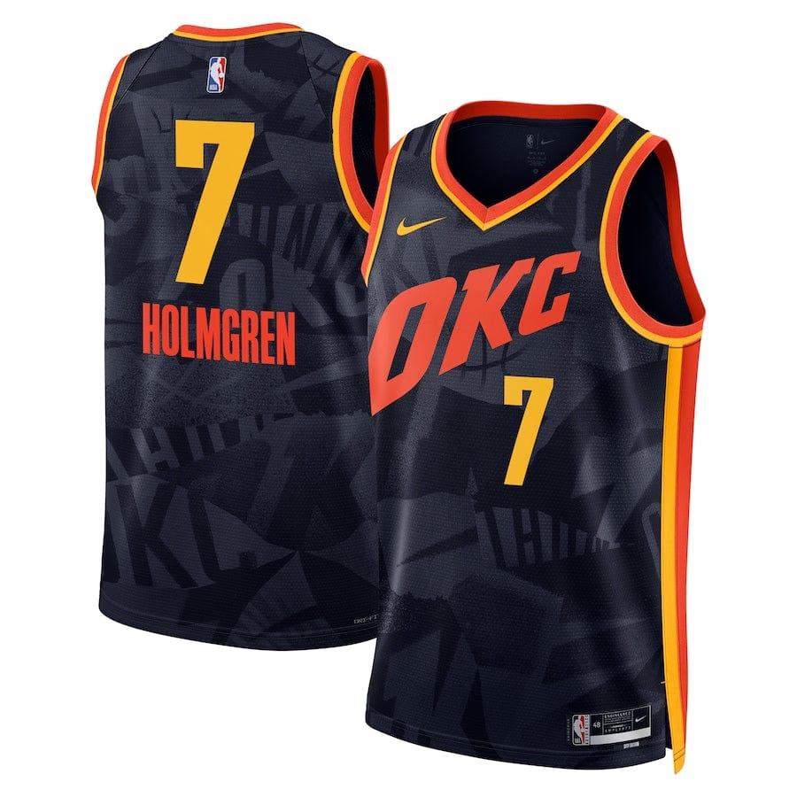 Chet Holmgren Oklahoma City Thunder  City Edition 2023-2024 seasonJersey mysite