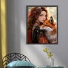 Girl And Fox - 11CT Stamped Cross Stitch - 40*50cm