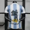 Argentina  2025 Blue with Messi Celebration Print Shirt Player Version