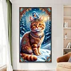 Cat - Diamond Painting - Full Round Drill (Canvas|40*70cm)