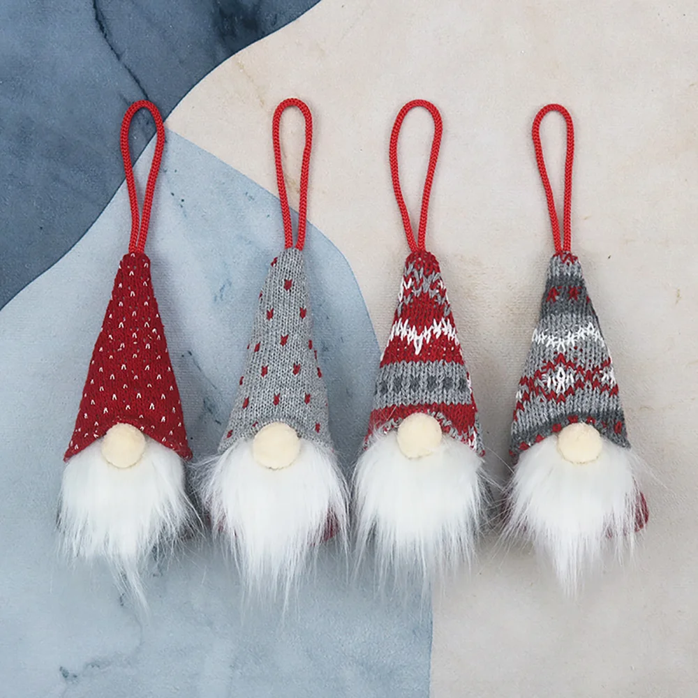 Christmas faceless old man doll holiday pendant decoration