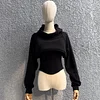 Hoodie Cropped And Matching Corset Top Tailored Specifically by Inlyline