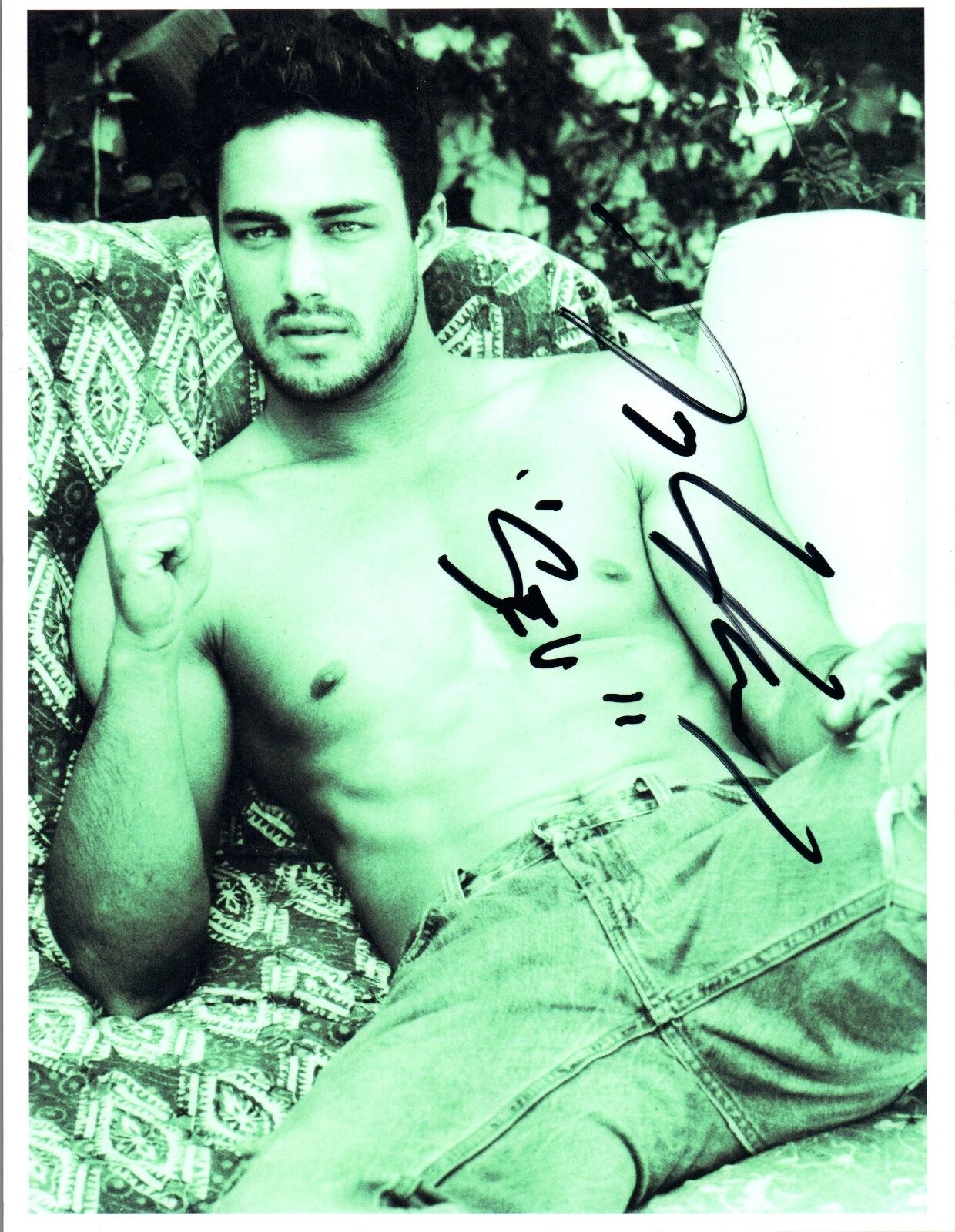 Taylor Kinney Signed Autographed 8x10 Photo Poster painting Chicago Fire Shirtless COA VD