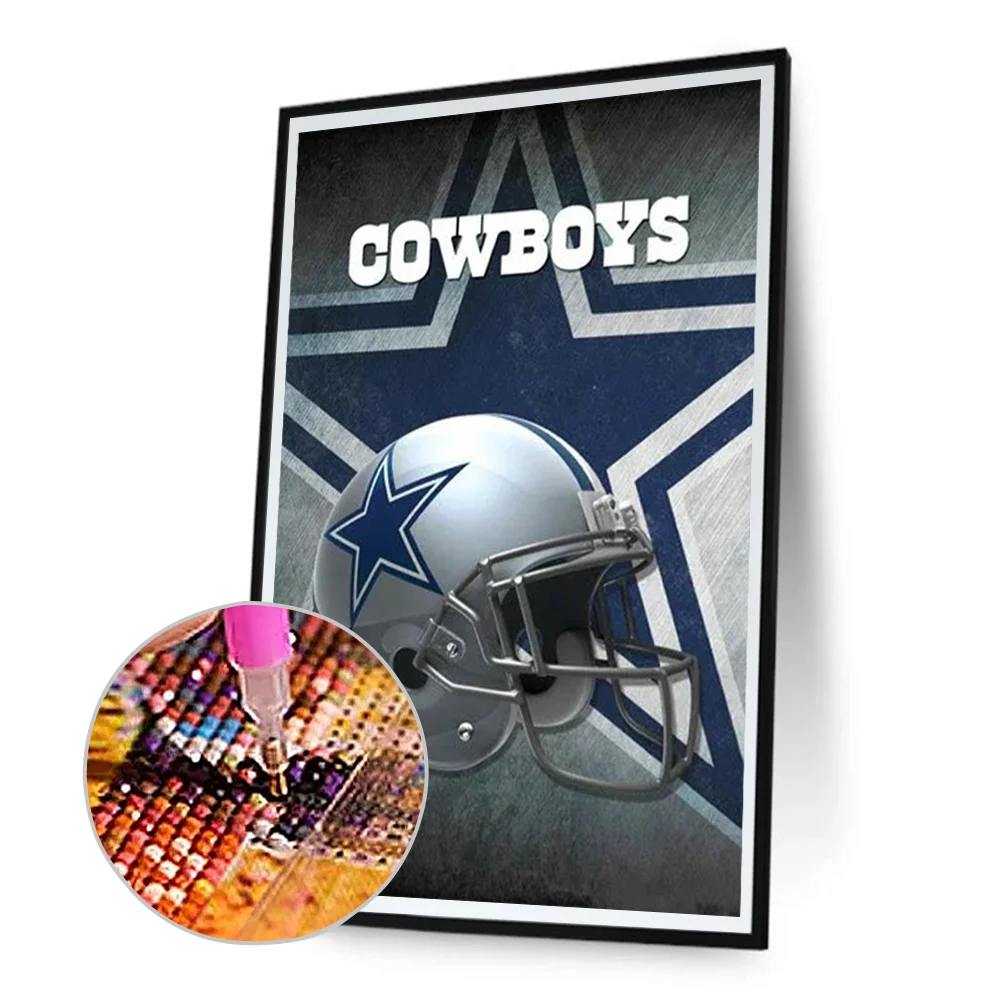 Diamond Painting - Full Round Drill - Dallas Cowboys(35*50cm)