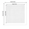 2pcs/5pcs set Large Diamond Painting Blank Canvas with Glue - Round/Square Blank Grid Canvas Empty for Customized Projects Multiple Size Options DIY Diamond Art Accessories