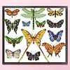 【Limited Stock Sale】Colorful Butterfly Logo-14CT Stamped Cross Stitch 34*30cm/13.39*11.81in tapestrymarket
