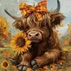 (Multi-Style) Flower Yak-11CT Stamped Cross Stitch 40*40cm/15.75*15.75in