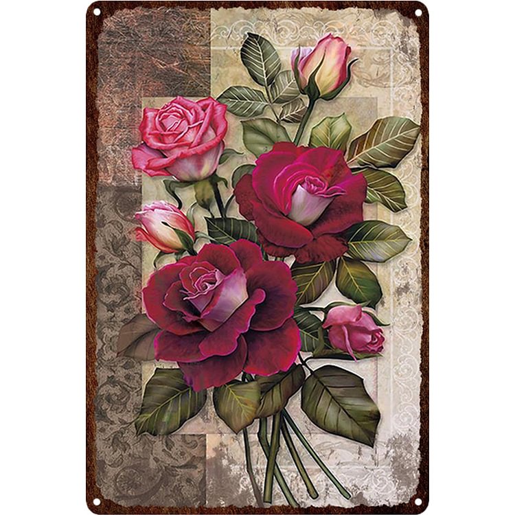 Rose - Vintage Tin Signs/Wooden Signs - 8*12Inch/12*16Inch
