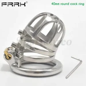 pornhint Pornhint Spiked Chastity Cage Rings Metal Vicious Male Device Belts Bolted Lock