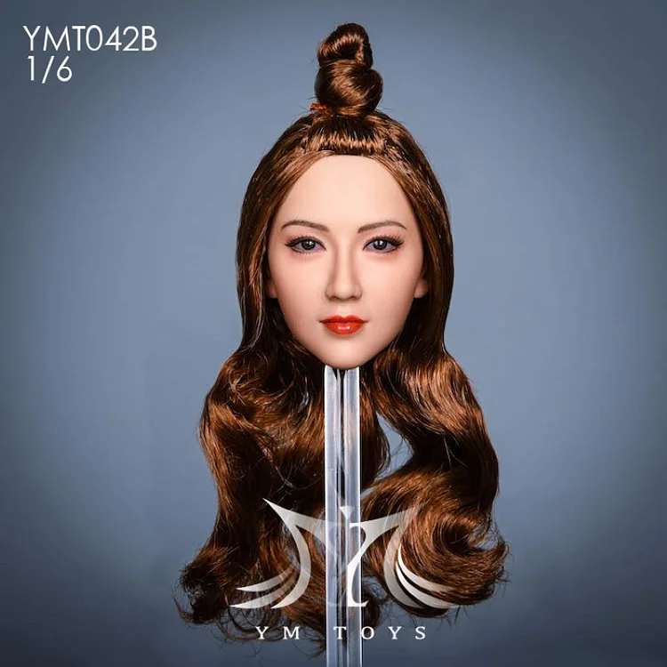 YMTOYS 1/6 YMT042 Ruyi Female Soldier's Head Sculpture Fit 12inch Female Plain Body-aliexpress