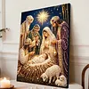 Praying Framed Pearl Painting Kit 30x40cm for Adults