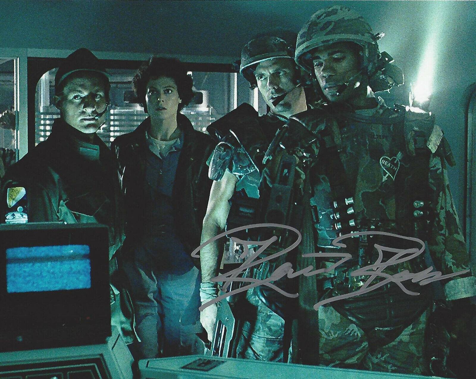 RICCO ROSS SIGNED 'ALIENS' PRIVATE FROST SIGNED 8x10 MOVIE Photo Poster painting w/COA ACTOR