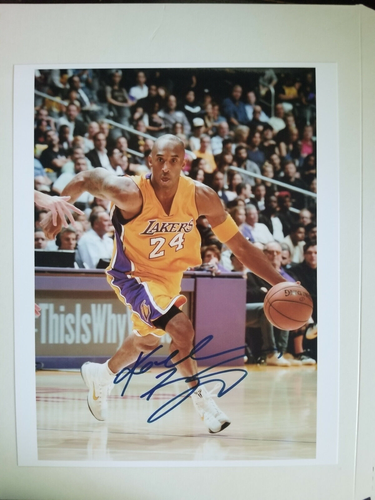 Kobe Bryant Signed 8x10 Photo Poster painting RP -  Shipping!! NBA Lakers