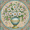 Framed Diamond Painting - Special Shaped - Daisy(25x25cm)