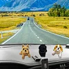 Car Decoration Nod Dog Ornament High Simulation Creative Dog Dashboard Crafts Dog Lover Gift Car Vehicle Desktop Office Decoration (Beagle)