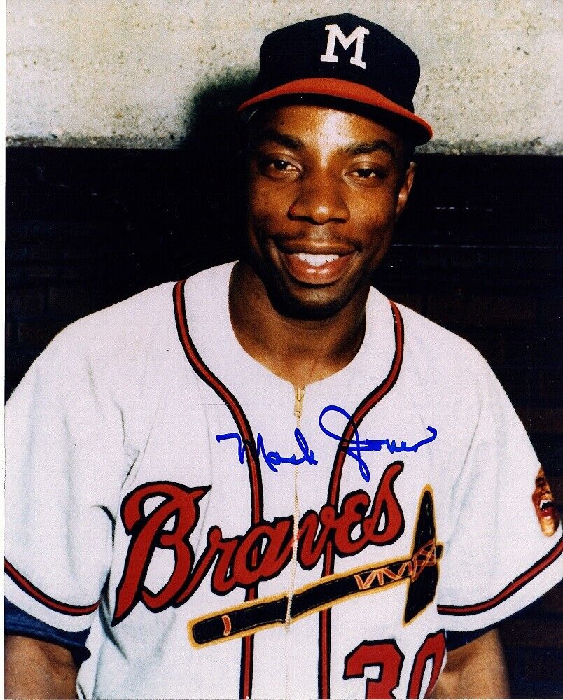 Mack Jones Signed - Autographed Milwaukee Braves 8x10 inch Photo Poster painting - Deceased 2004