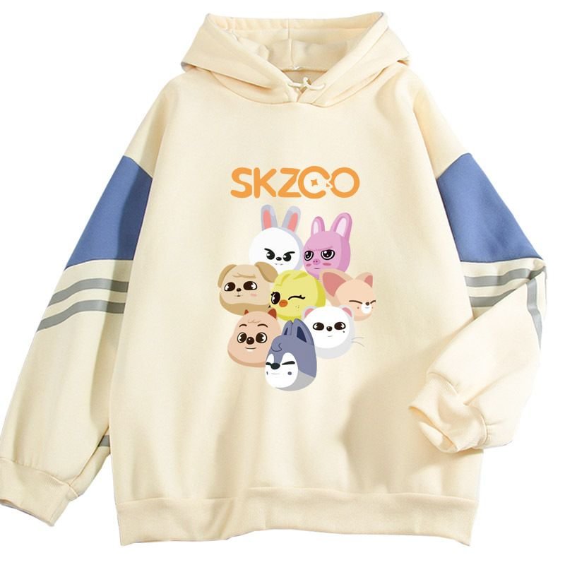 Stray Kids SKZOO Colorblock Hoodie