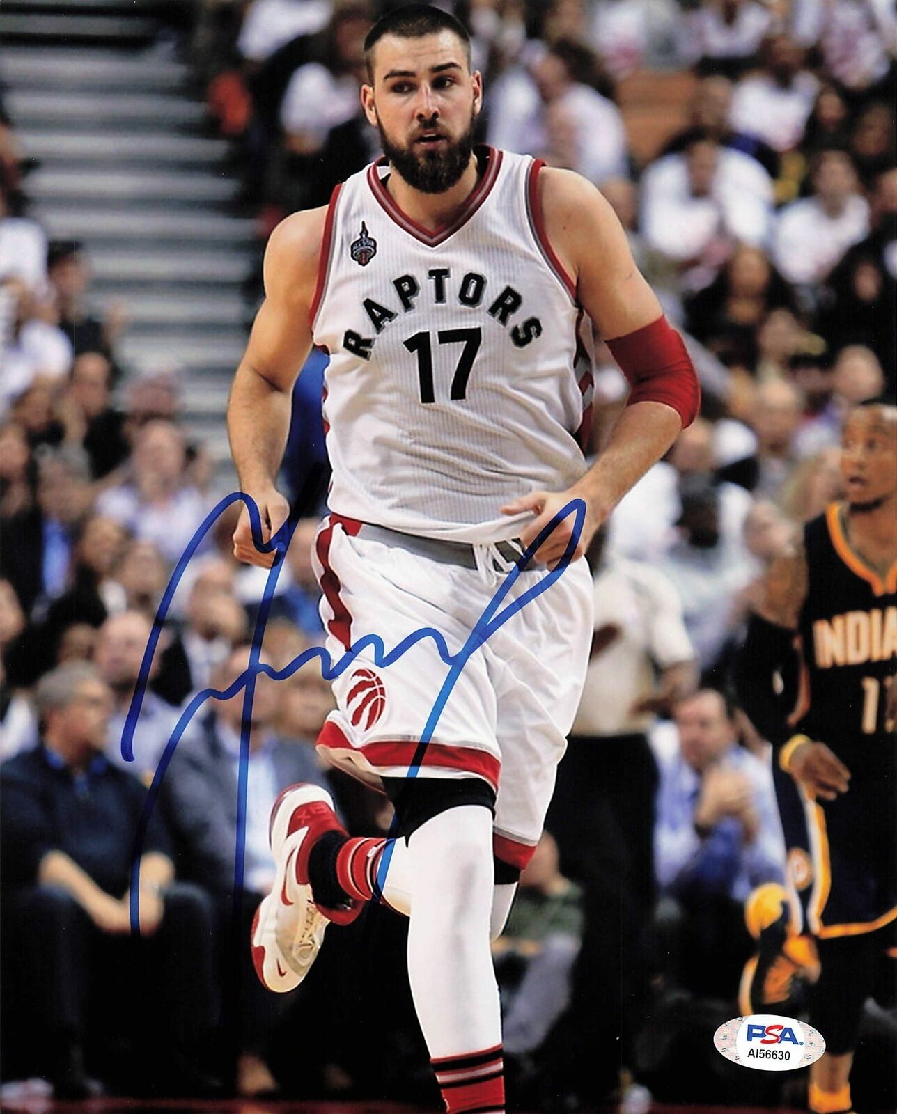 Jonas Valanciunas signed 8x10 Photo Poster painting PSA/DNA Toronto Raptors Autographed