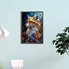(40*60cm)Flower Fox - Full Round Drill Diamond Painting