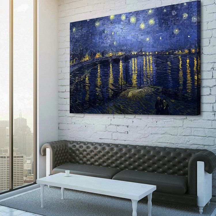 Starry Night Over the Rhone - Van Gogh Canvas Wall Art
