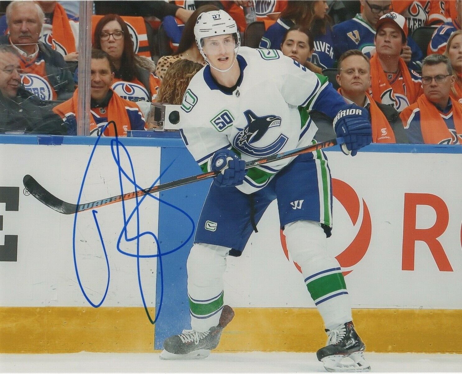 Vancouver Canucks Tyler Myers Autographed Signed 8x10 NHL Photo Poster painting COA #8