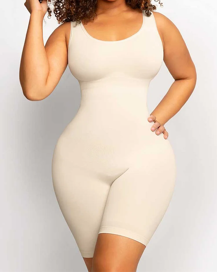 Women's One Piece Tummy Control Seamless Shapewear Bodysuit