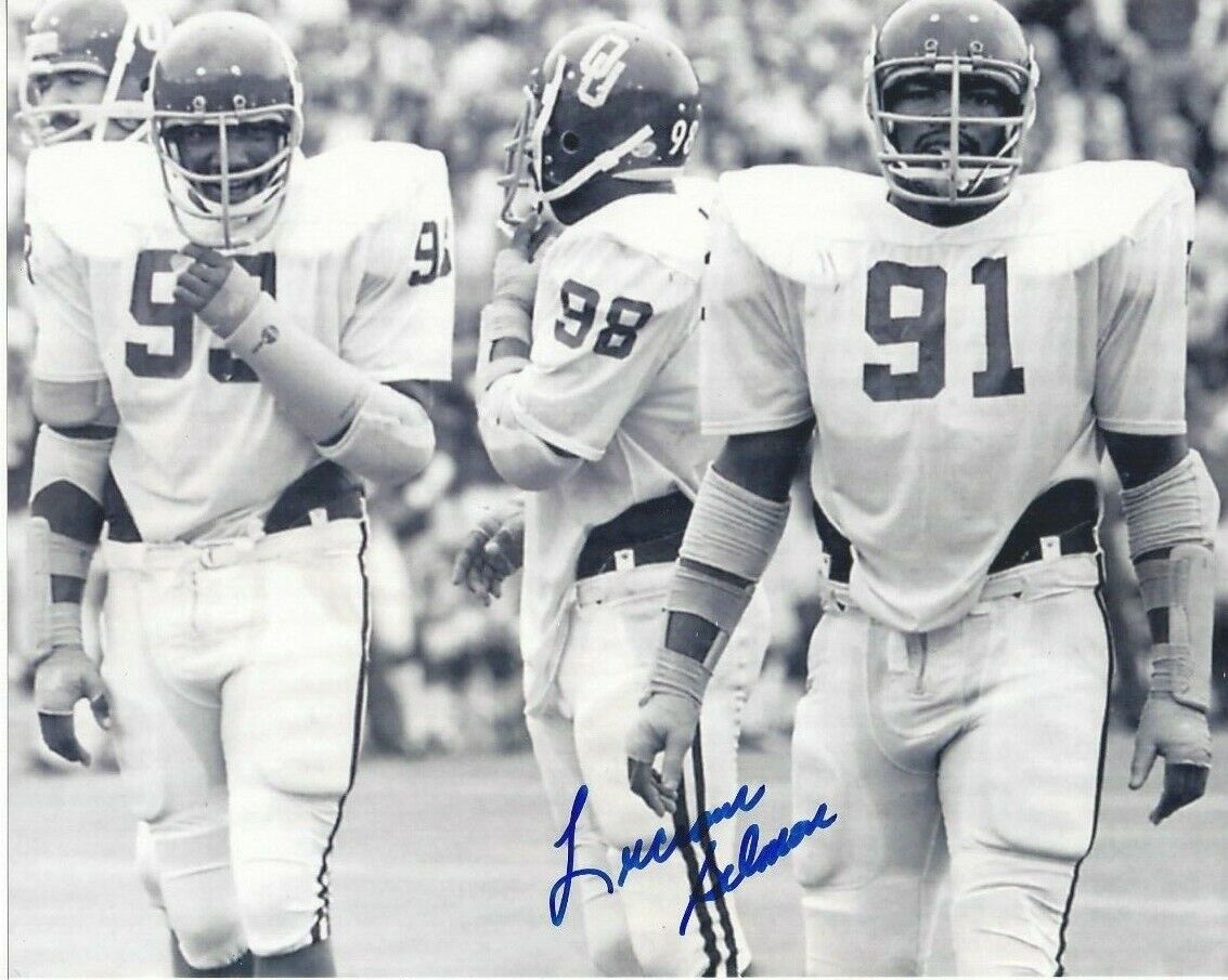 Lucious Selmon Autographed 8x10 Oklahoma SoonersB954