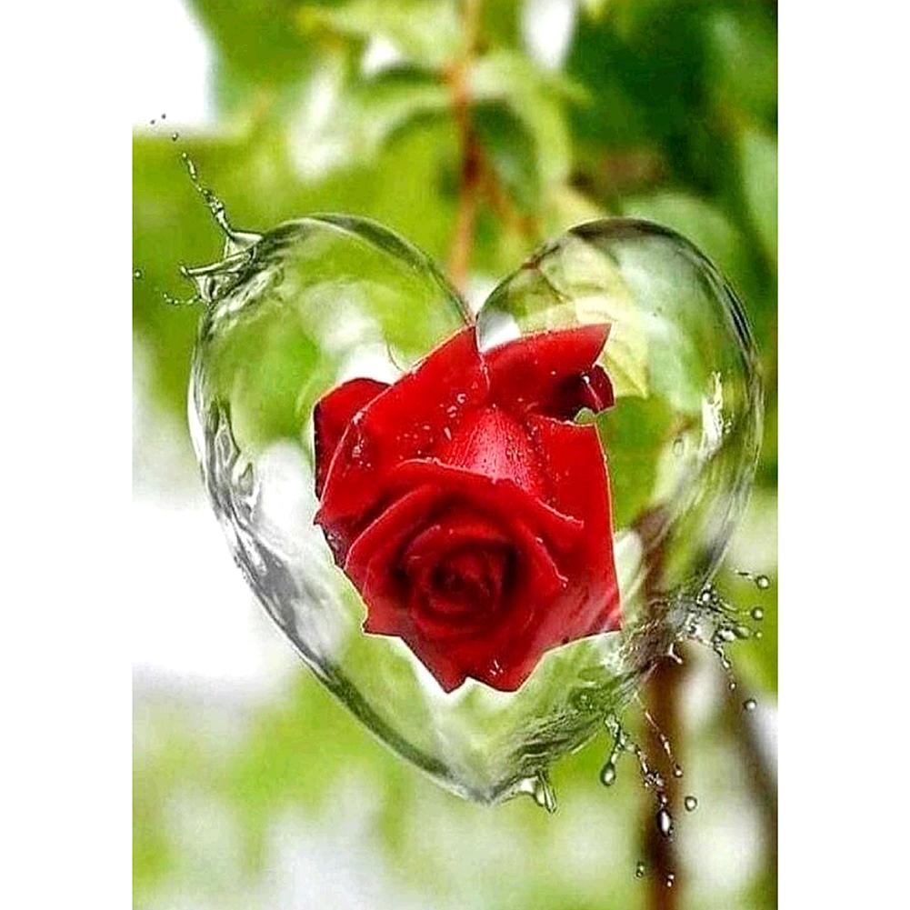 

Love Rose - Round Drill Diamond Painting - 30x40cm, 501 Original