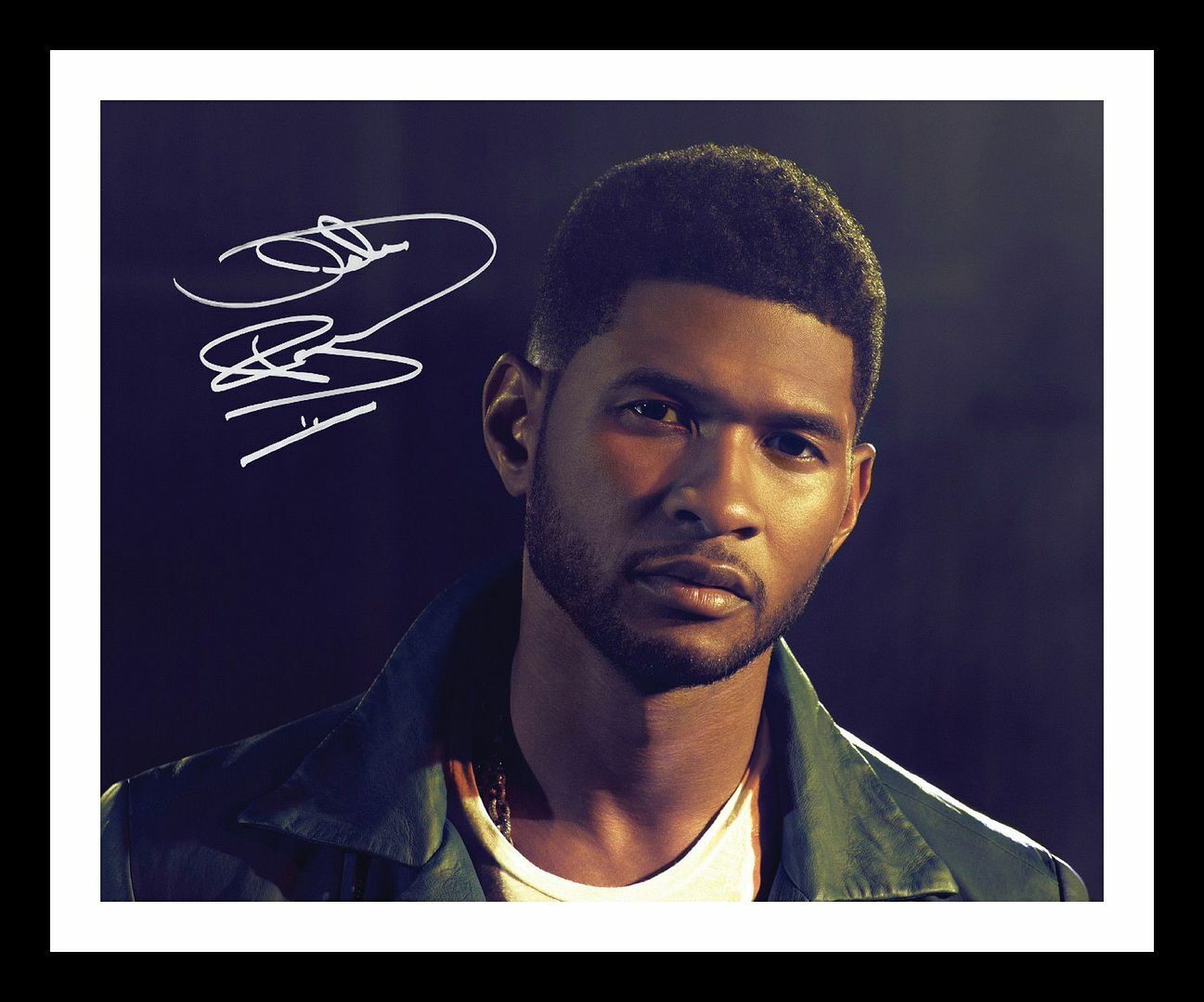 Usher Autograph Signed & Framed Photo Poster painting 2