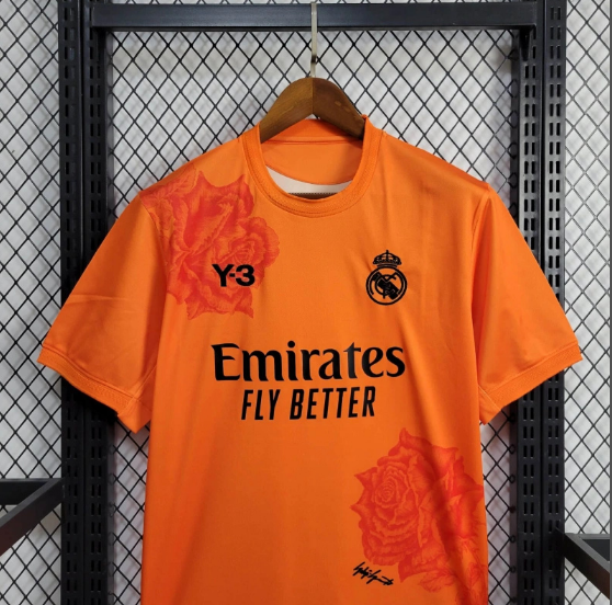 24/25 Football Shirt Real Madrid Y3 Orange Thai quality