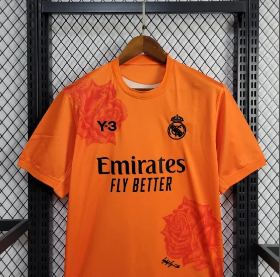 24/25 Football Shirt Real Madrid Y3 Orange Thai quality
