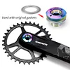 Titanium Alloy Crank Bolt Locking Screw W/ Bike Crank Arm Cap Fixing Crank Screw