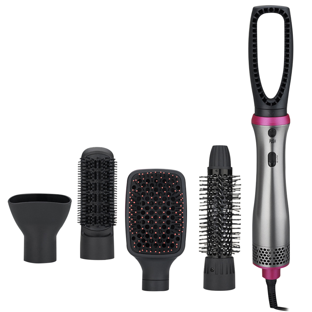 

5 in 1 Hot Air Brush Multifunction Curler Straight Electric Hair Brush Comb, Had, 501 Original