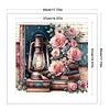 Pink Flowers And Lights-11CT Stamped Cross Stitch 45*45cm/17.72*17.72in tapestrymarket