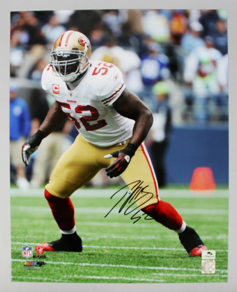 San Francisco 49ers - Patrick Willis Signed 16x20 Photo Poster painting (COA & Hologram from ...