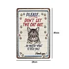 Cat - Vintage Metal Signs - 20*30cm - Garden