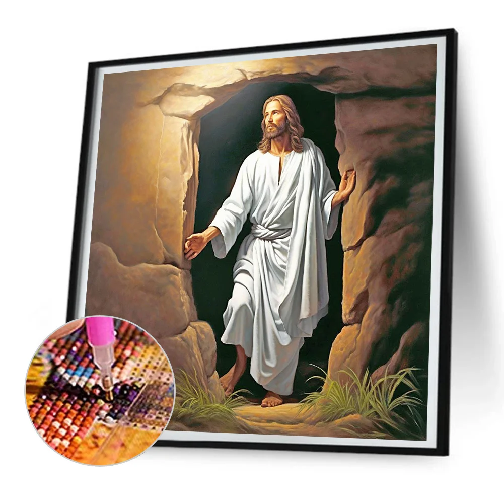 Diamond Painting - Full Round Drill - Jesus(Canvas|30*30cm)