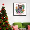 Diamond Painting-DIY Crystal Rhinestone Flower Tiger