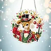 XMAS DIY Acrylic Special Shape Diamond Painting Hanging Pendant Hanging Kit