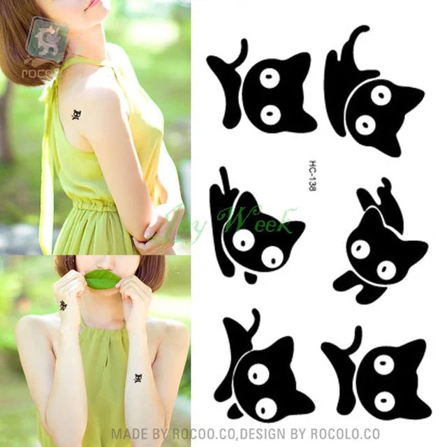 Waterproof Temporary Tattoo Sticker Beautiful Butterfly Small Body Art Fake Tatto Flash Tatoo Wrist Foot Hand for Men Women 706-1