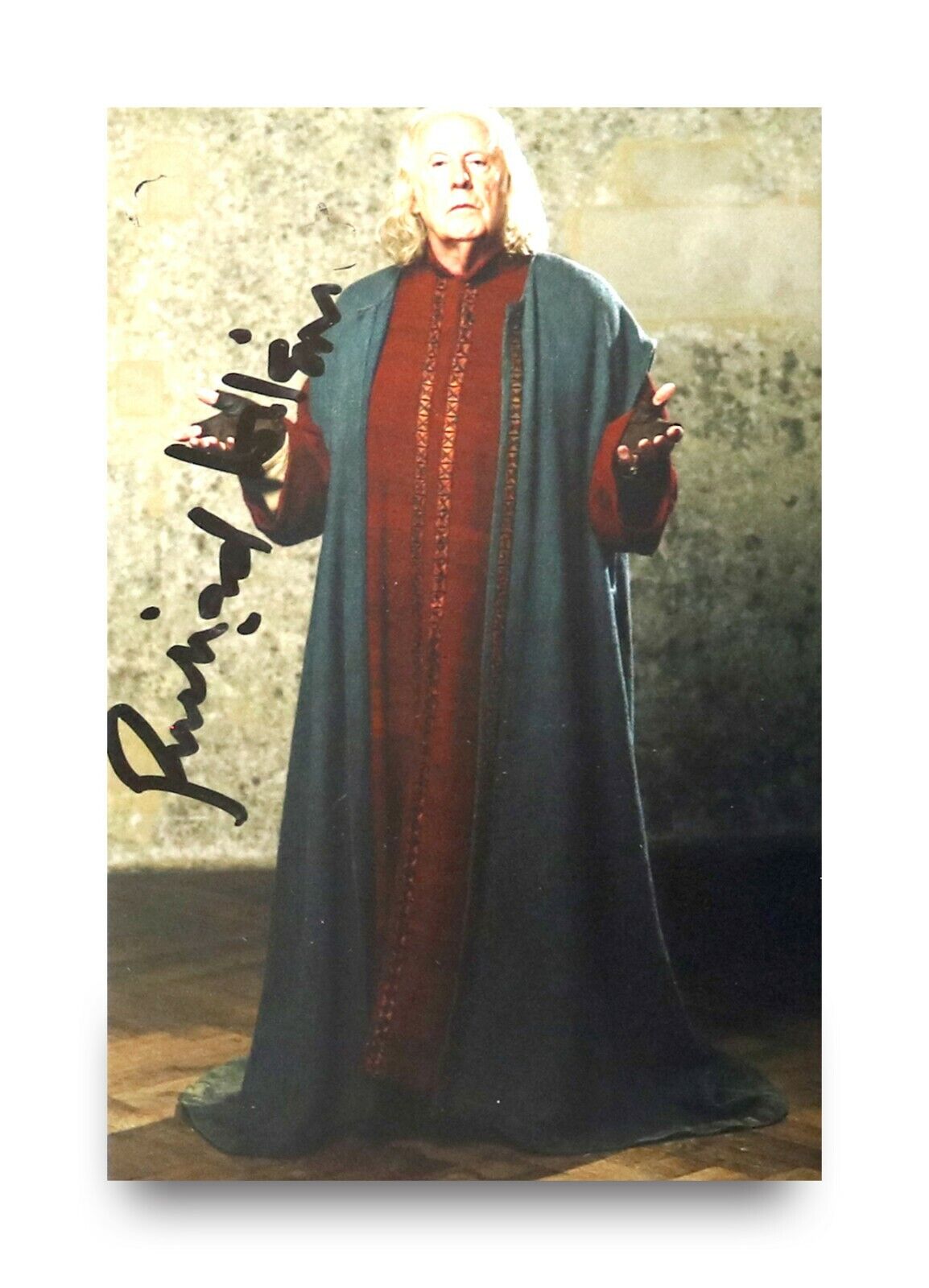 Richard Wilson Hand Signed 6x4 Photo Poster painting Gaius Merlin Victor Meldrew Autograph + COA