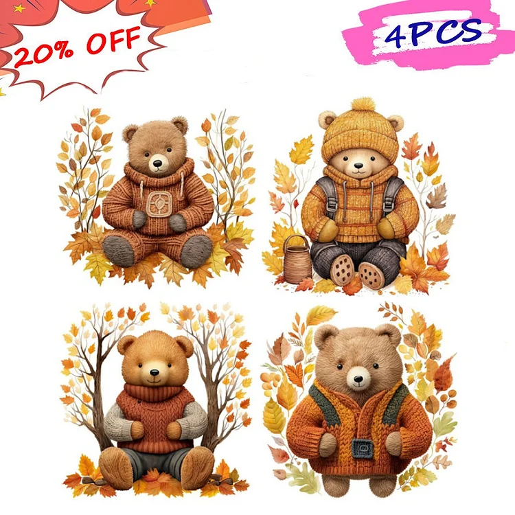 Little Bear 40*40CM(Canvas) Full Round Drill Diamond Painting gbfke