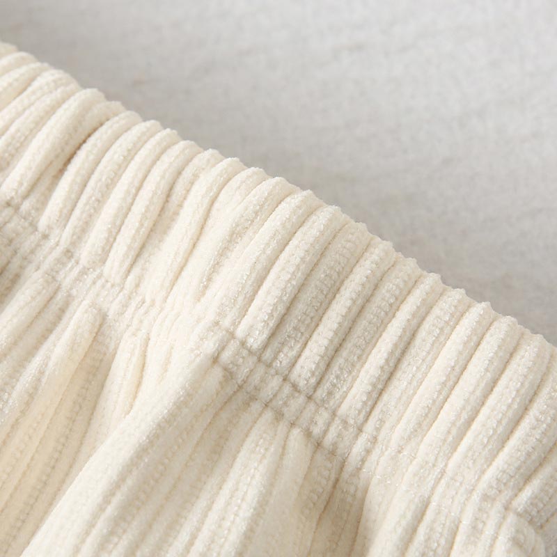 Loose Stripe Lace Up Casual Pants
