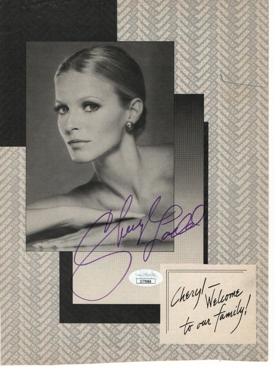 Cheryl Ladd Signed Autographed 8X10.5 Magazine Photo Poster painting Model JSA JJ75966