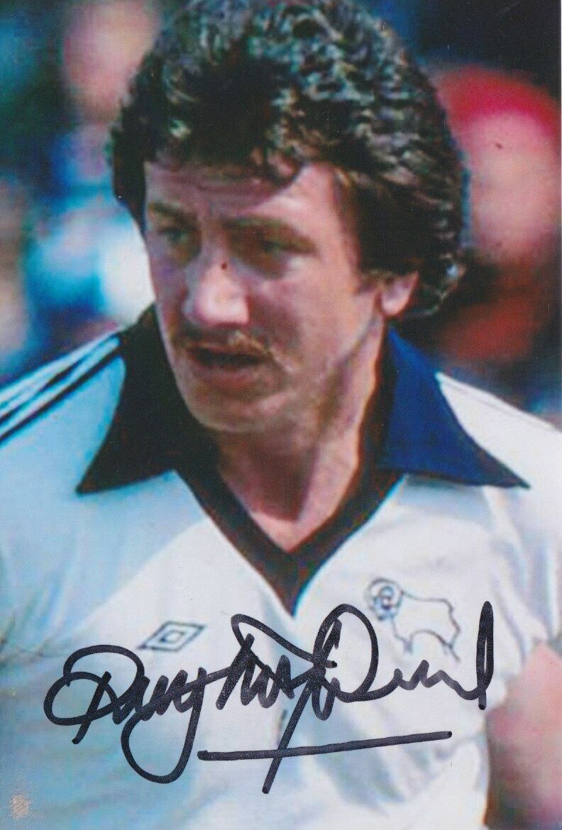 ROY MCFARLAND HAND SIGNED 6X4 Photo Poster painting DERBY COUNTY FOOTBALL AUTOGRAPH 1