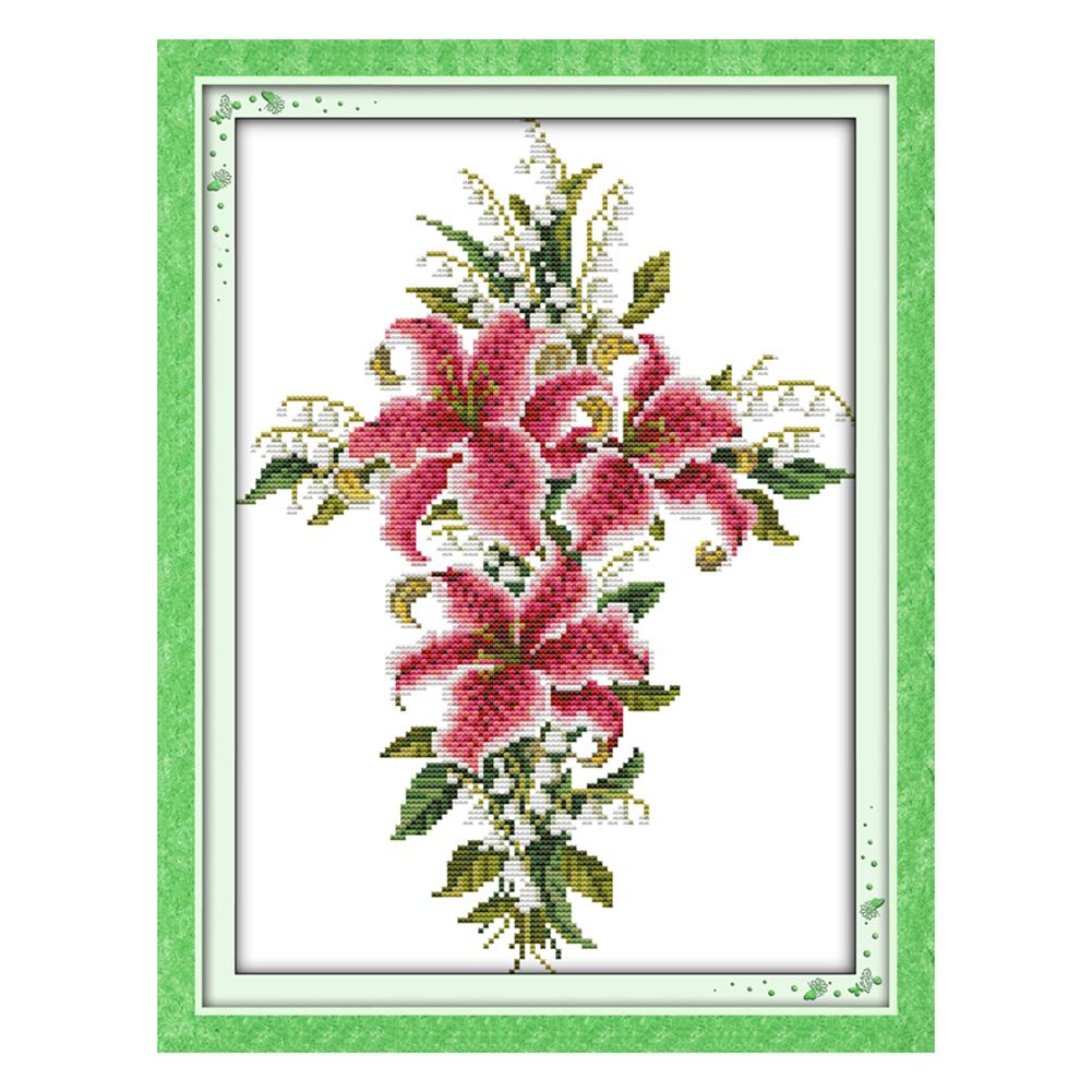 

Tulip - 14CT Stamped Cross Stitch - 37*29cm, 501 Original