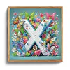 Butterfly Flower X 5D Partial Drill DIY Diamond Painting Kit 30*30cm