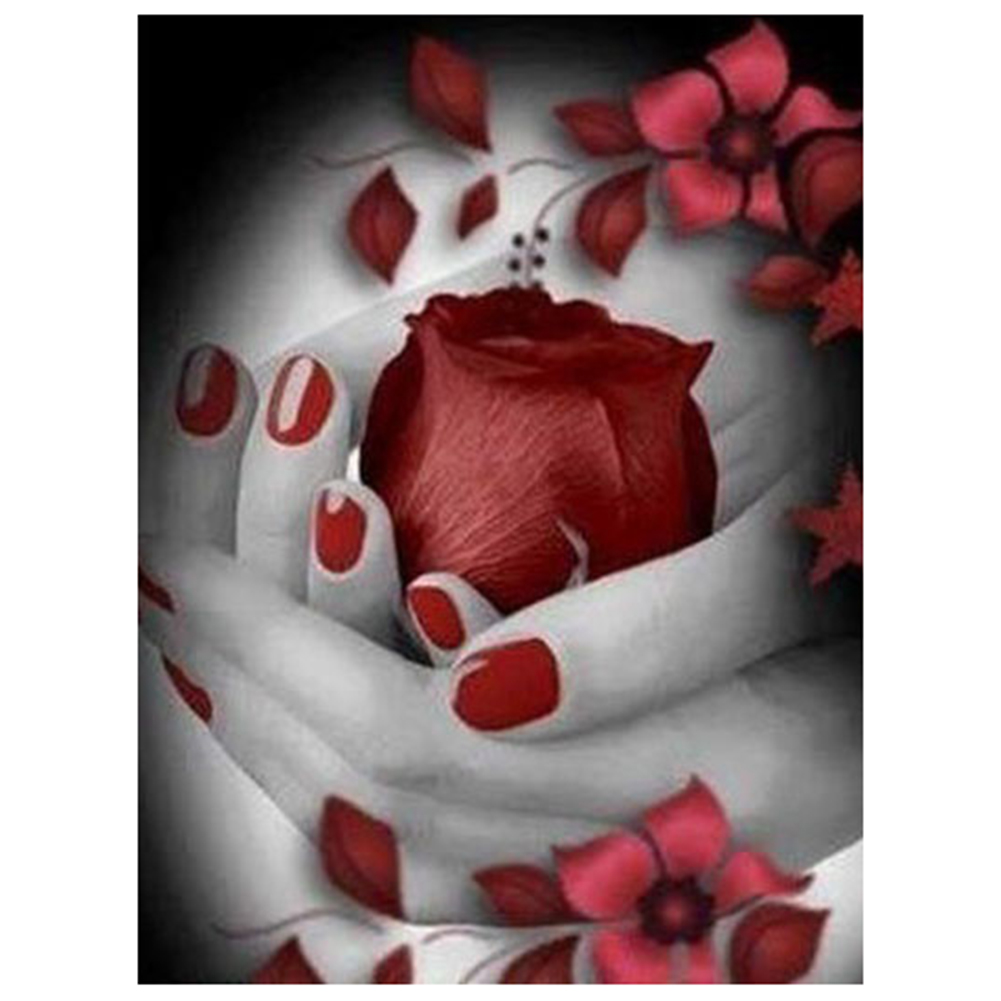 

(Multi-Size) Rose Women - Round/Square Drill Diamond Painting 30*40CM/40*50CM, Round diamond 40*50cm, 501 Original