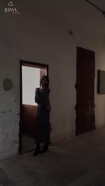 EZZAT Bastet Mesh Dress - 15 Recycled Water Bottles - Copper/Grey